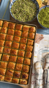 Ev yapımı fıstıklı baklava tarif