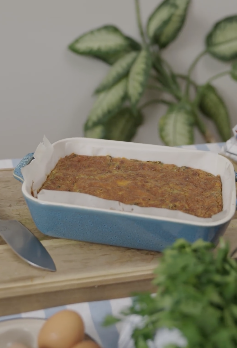 Ispanaklı beyaz peynirli tuzlu kek
