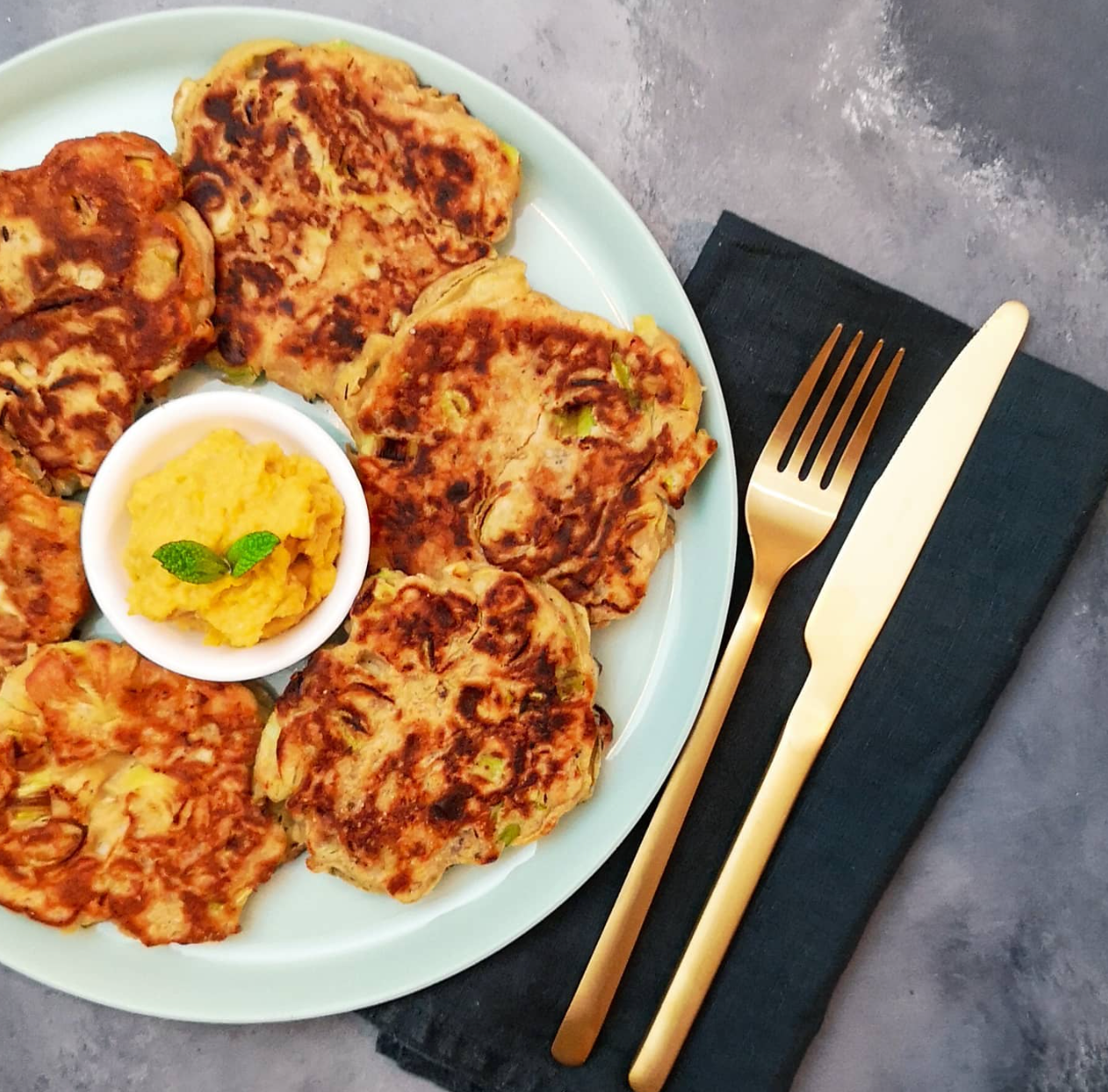 Pırasalı pancake
