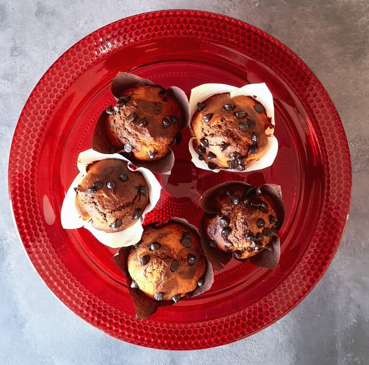 Kakaolu Damla Çikolatalı Glutensiz Muffin