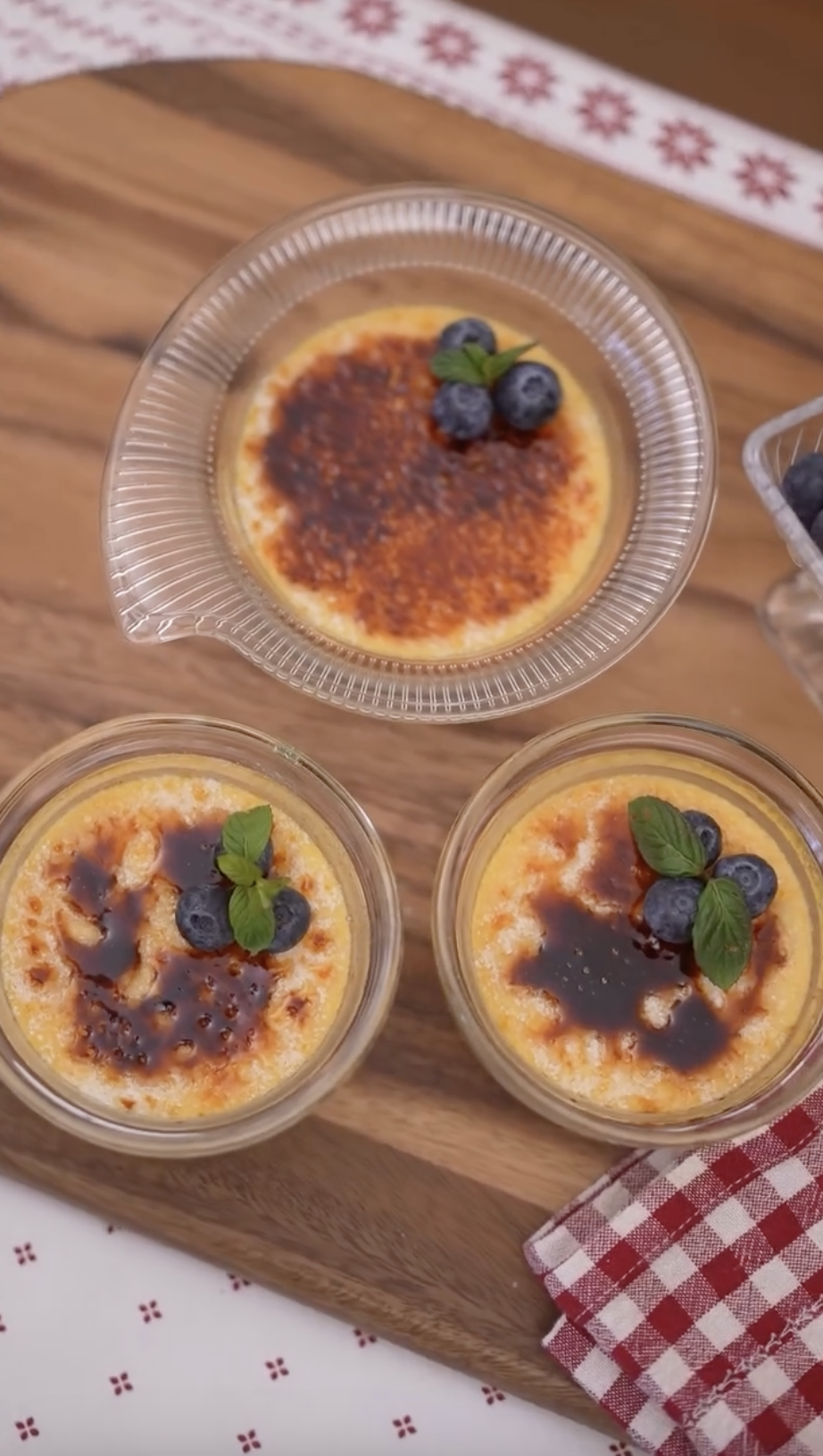 Balkabaklı Crème Brûlée Servis