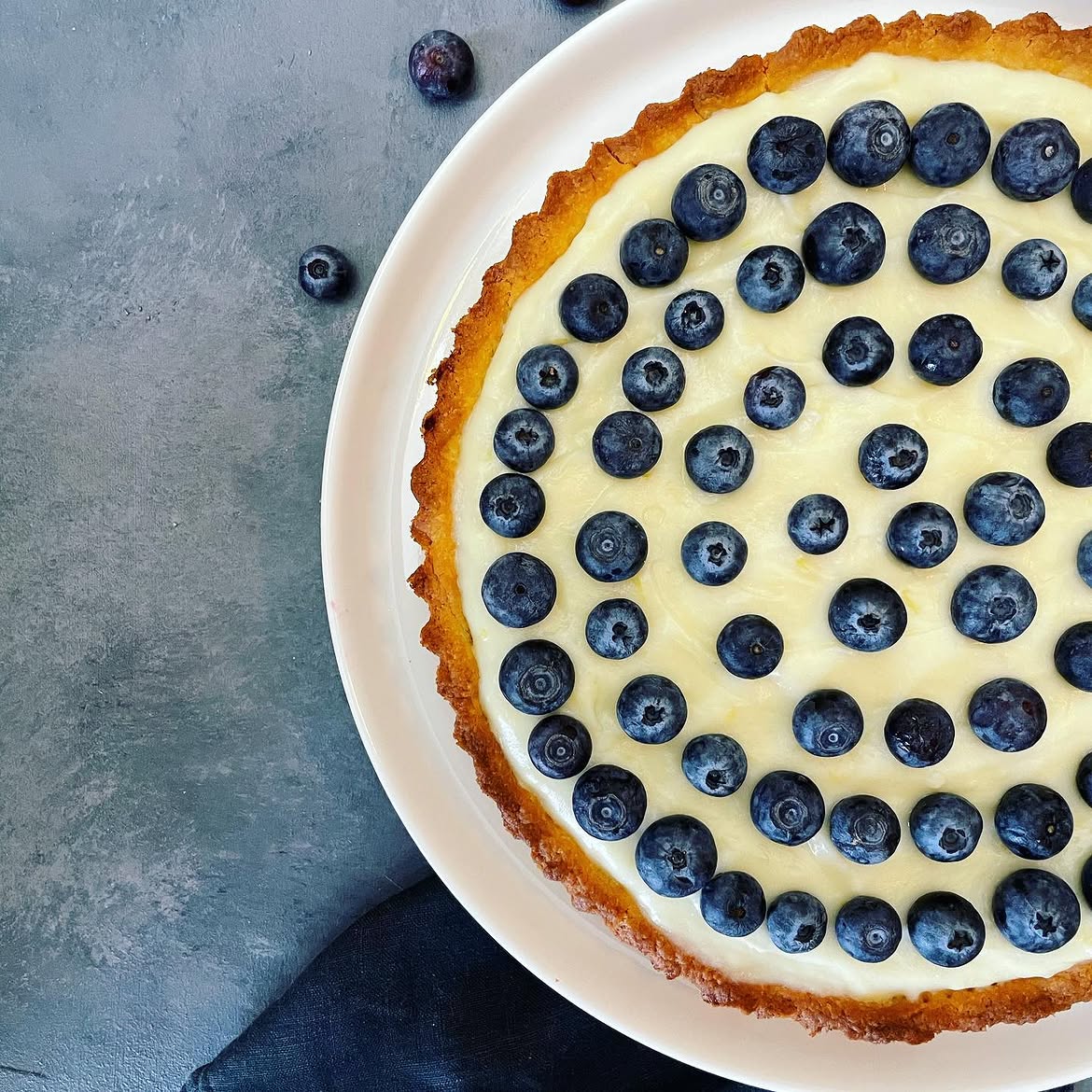 Yaban Mersinli Limonlu Tart